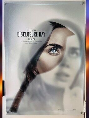 DISCLOSURE DAY (2026) - ORIGINAL DOUBLE SIDED ADVANCE EMILY BLUNT MOVIE POSTER